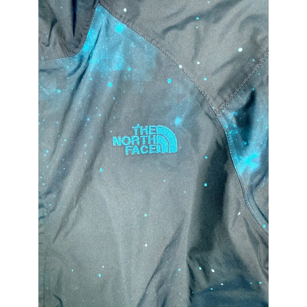 The North Face Galaxy Jacket Blue Space Nebula DryVent Waterproof Hooded 721578